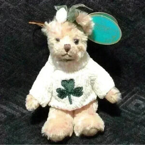 Bearington Collection 3639 Clover NWT Plush Bear With Sweater